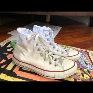 White high top converse
